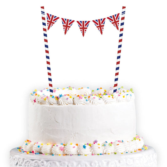 amscan 9913016 A Day to Remember Bunting Cake Topper (6pcs, 19.7cm x 22cm)