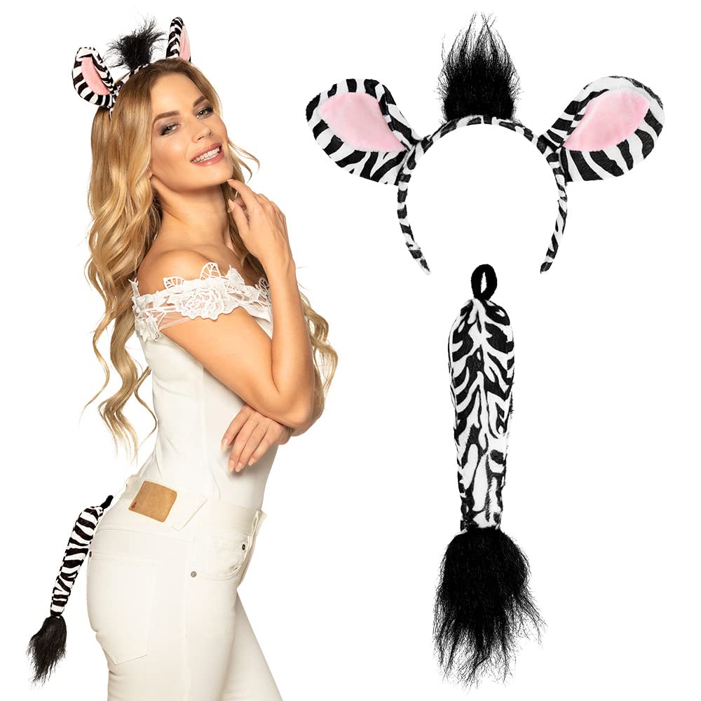 Boland Zebra Fancy Dress Kit with Headband and Tail