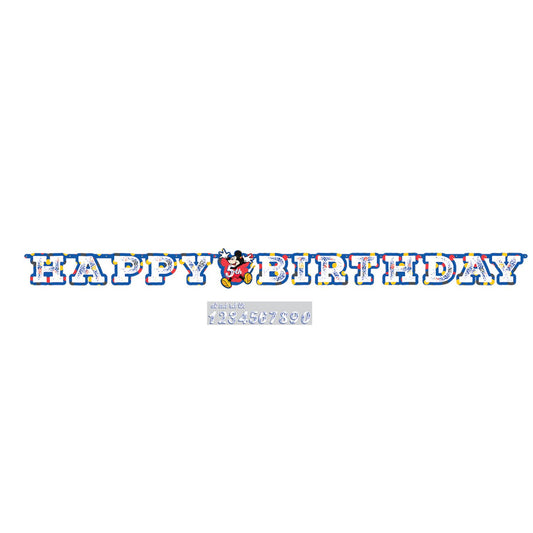 Amscan Disney Mickey Mouse Add An Age Letter Banner