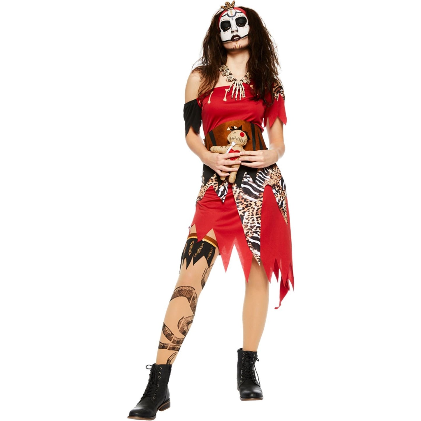 Adult Ladies Witch Doctor Womens Costume (UK 8-10)