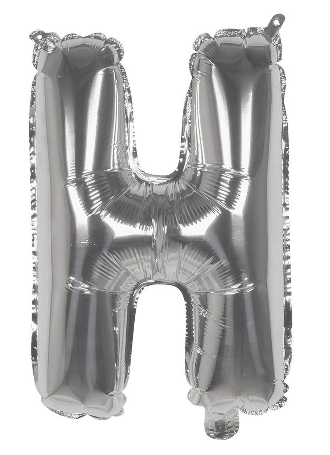 Boland Balloon Letter 'H' (36cm), Silver, 36 cm