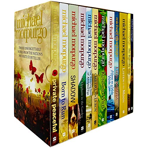Michael Morpurgo Collection 12 Books Set -Farm boy Born to Run Shadow, An Elephant in the Garden, The Amazing Story of Adolphus Tips.