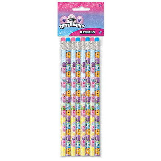 Unique Party - Hatchimals Pencils, Pack of 8