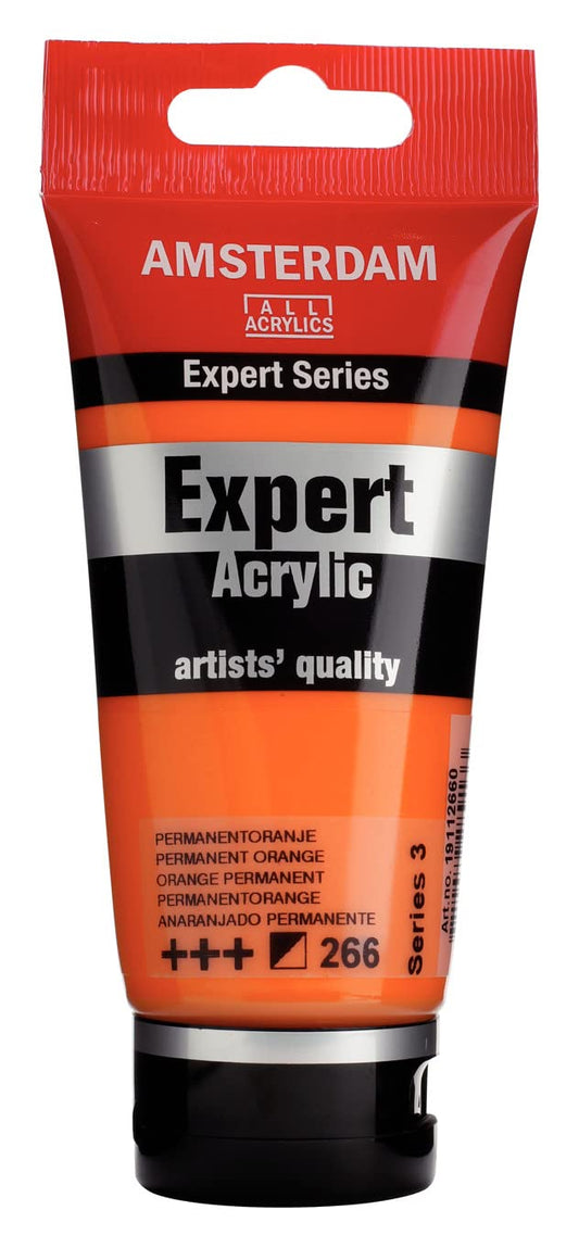 Amsterdam Expert Series Acrylic Tube 75 ml Permanent Orange 266