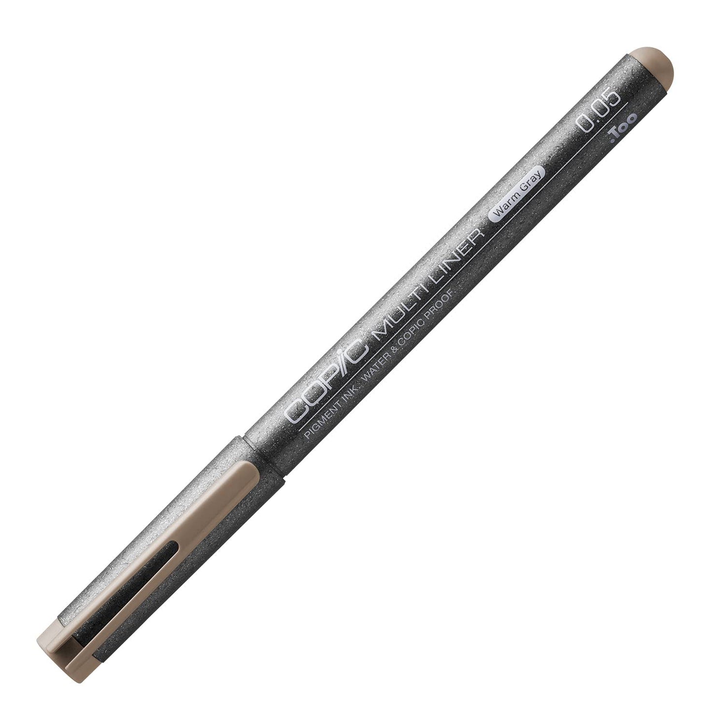 Copic Marker Multiliner Ink Pen, 0.05mm Tip, Warm Grey