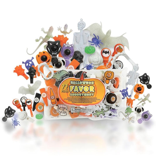 Unique Party - Halloween Party Bag Fillers, Assorted Pack of 72