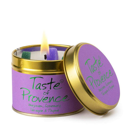 Lily Flame Taste of Provence Tin, Green, l x 7.7cm w x 6.6cm h