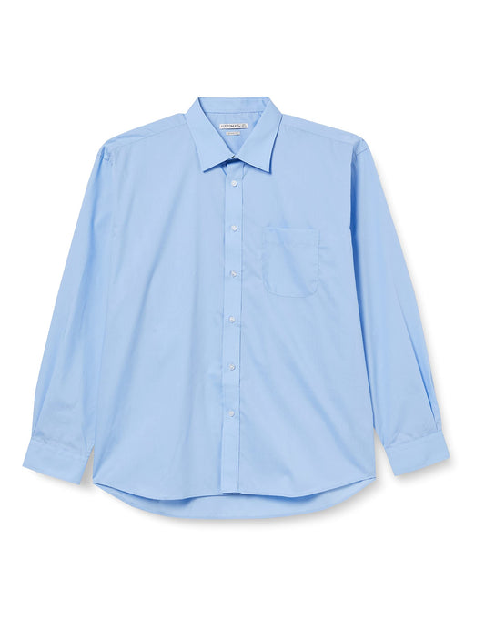 Kustom Kit Men's Kk104 Business Shirt, Blue (Light Blue), 18.5"