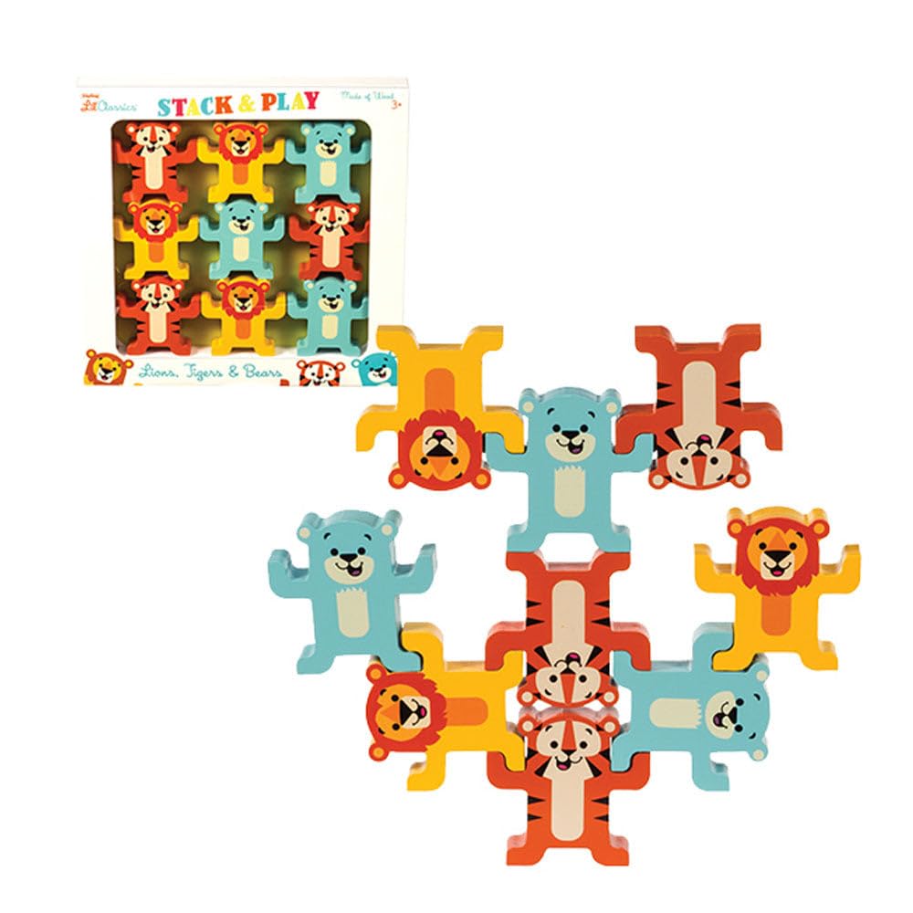 SCHYLLING SC-SPA Little Classics Stack and Play Animals, Multi