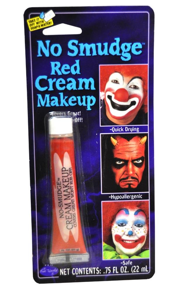 No Smudge Cream Makeup - Red