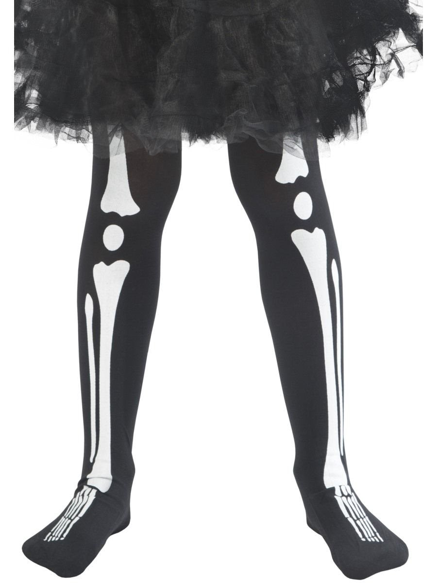 Smiffy's  Skeleton Tights, Child