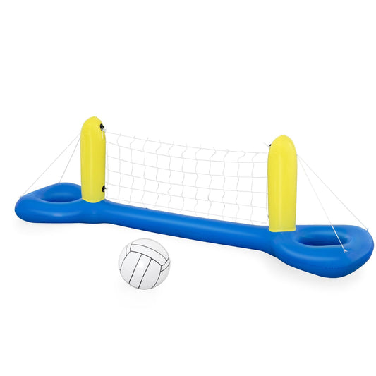 Bestway Inflatable Volleyball | Swimming Pool Toy, Complete Volleyball Set, Inflatable Ball, and Net