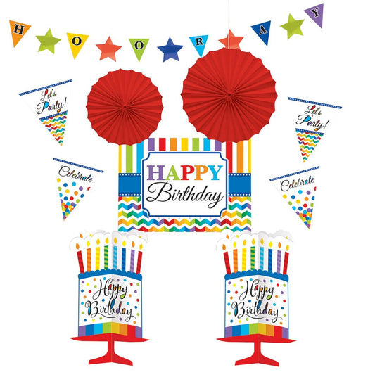 Bright Birthday Room Decoration Kits