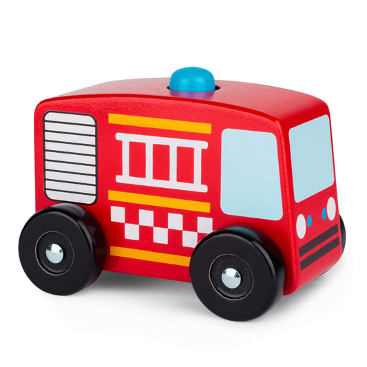 Tobar Wooden Sound & Play FIRE Engine Truck,