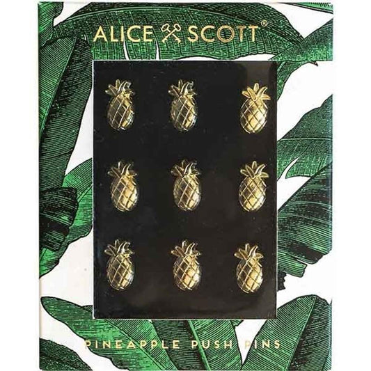 Alice Scott Pineapple Push Pins