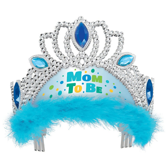 Unique Party - Blue Mom to Be Baby Shower Tiara