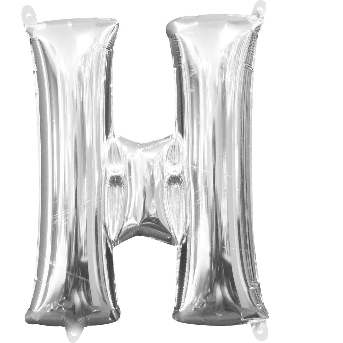 Letter H Silver Minishape Foil Balloons 16"/"40cm A04