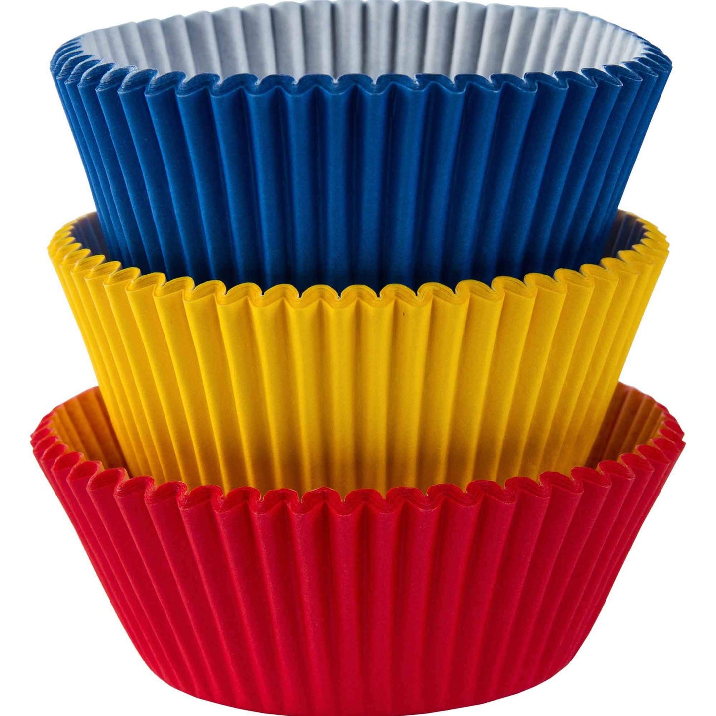 Primary Rainbow Cupcake Cases 50mm /75