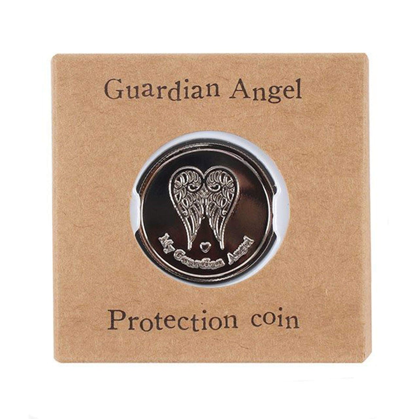 Something Different AO_33127 Protection Coin | Guardian Angel | H:18.5cm W D:22cm | Pack of 27, Multi Color