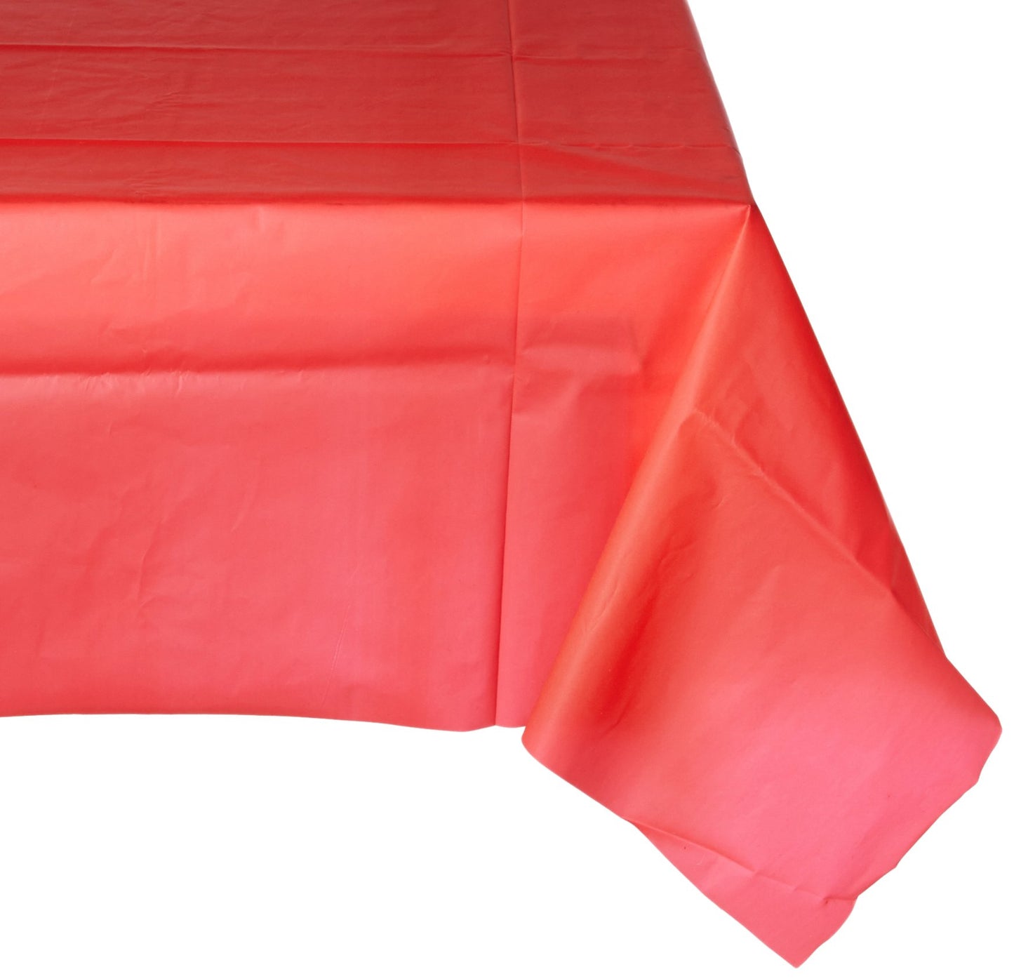 Creative Classic Red Rectangular Plastic Tablecover