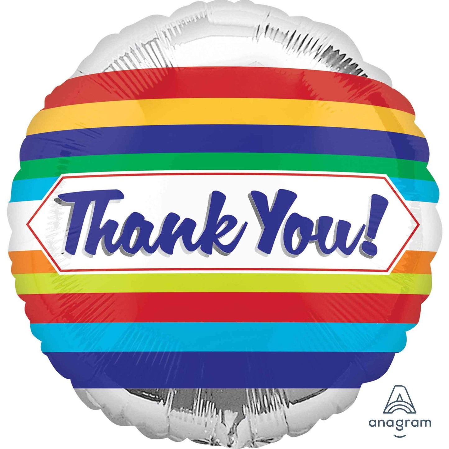 Thank You! Stripes Standard Foil Balloons S40