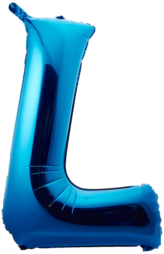 Number 7 Blue SuperShape Foil Balloon - 23"/58cm w x 35"/88cm h -