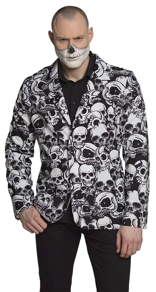 Boland Skulls Jacket Black/White, M/L