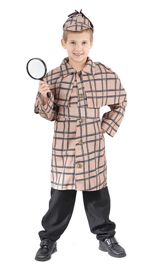 Sherlock Holmes - Childrens Fancy Dress Costume - Medium - 122 to 134cm