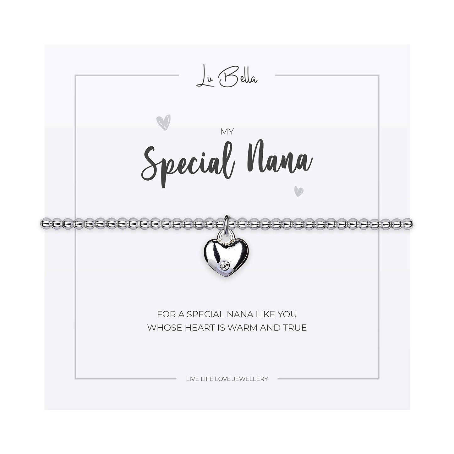 Lu Bella My Special Nana Heart Bracelet