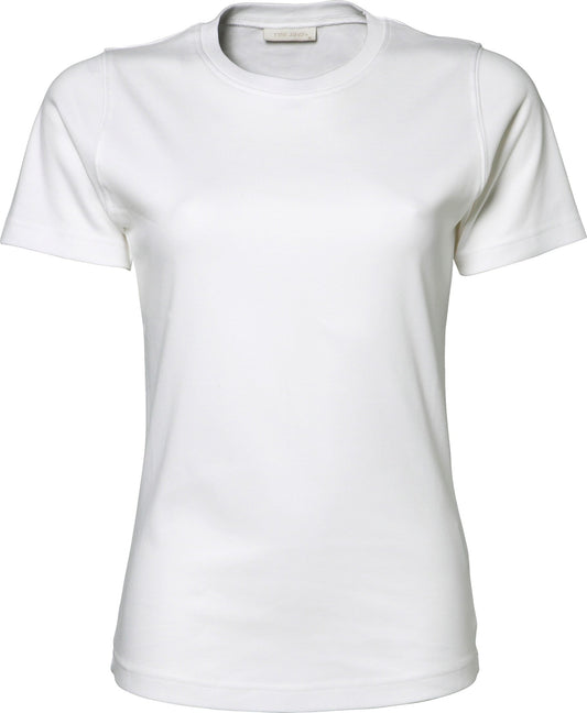 Ladies Interlock T-Shirt - White - L