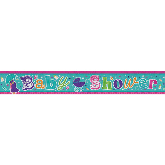 Amscan Banner 2.7M Holog Baby Shower