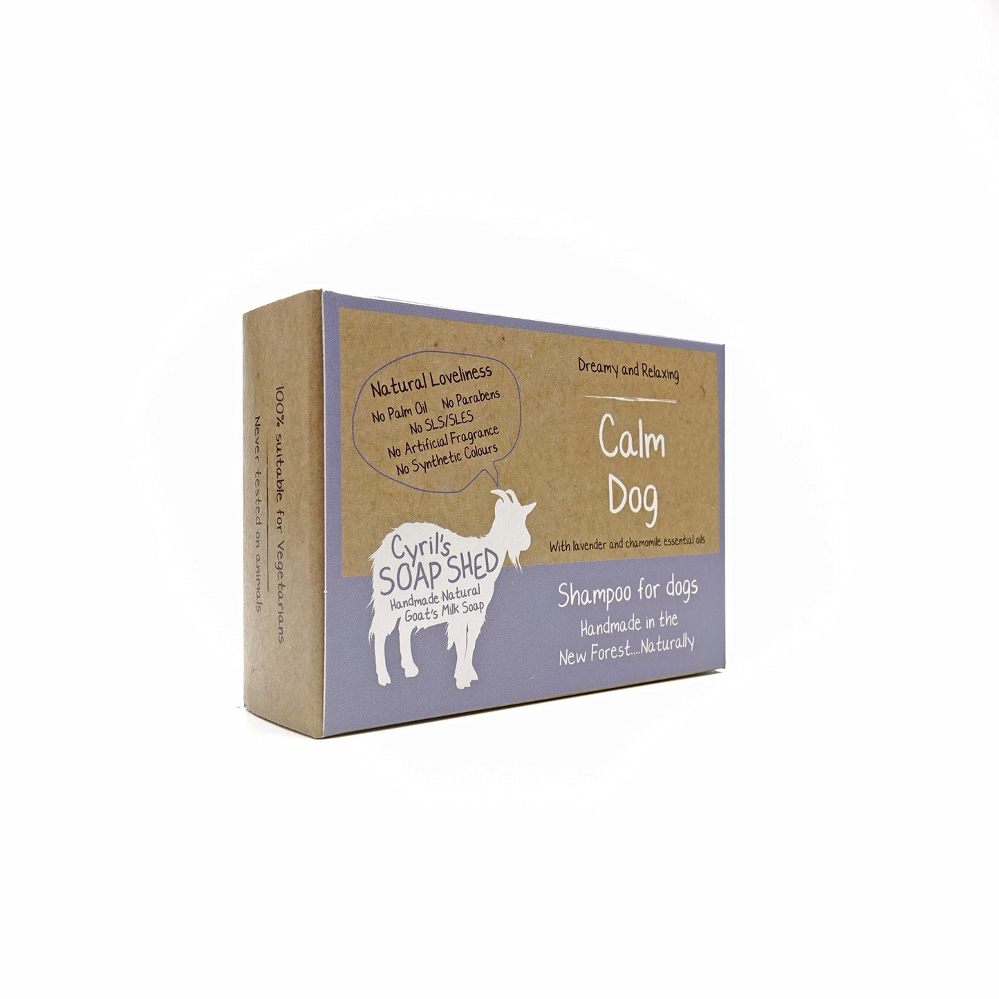 Cyrils Soap Shed Calm Dog Lavender & Chamomile Soap Bar 90gm