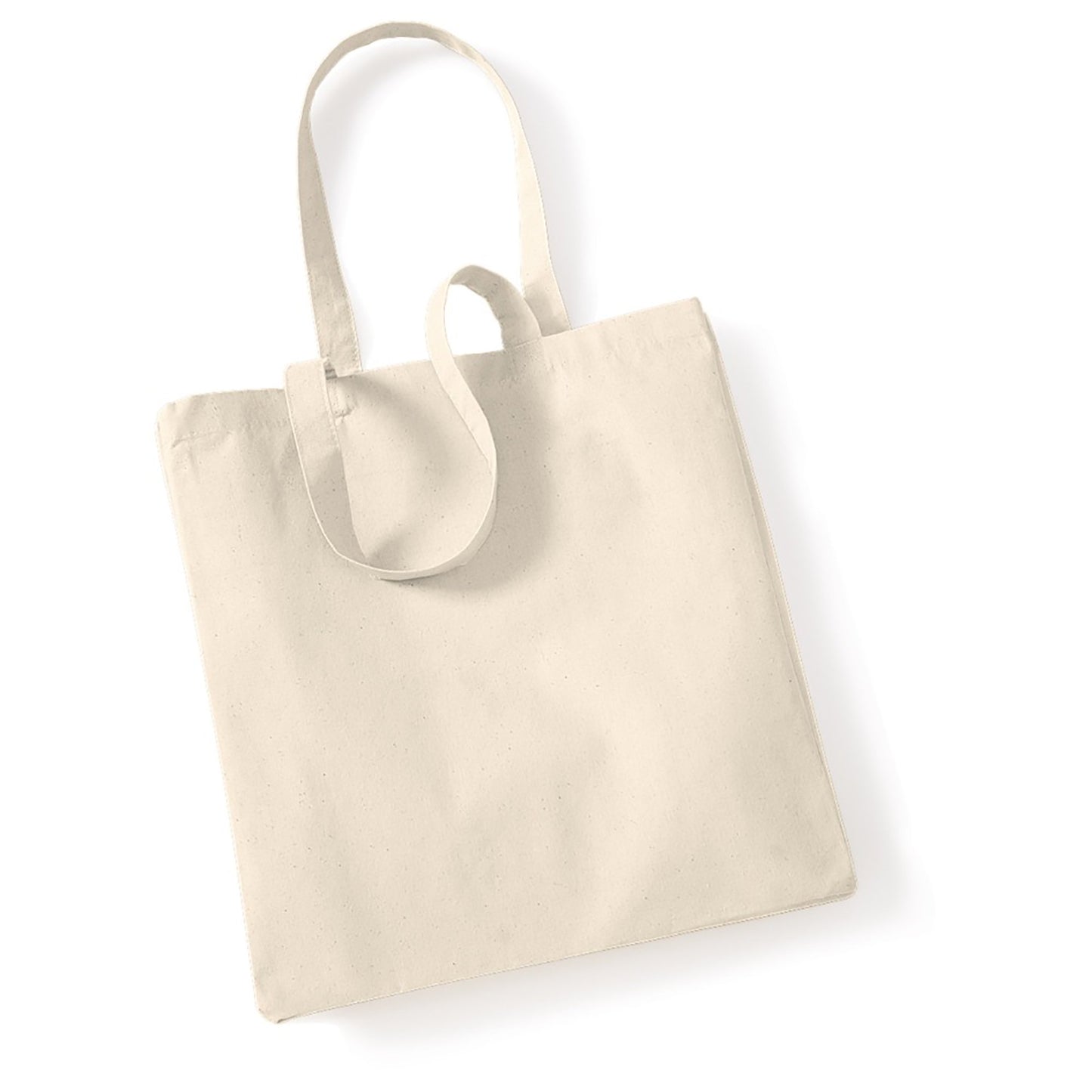 Westford Mill Unisex Adult 108 Canvas Classic Shopper Bag - Natural, One Size