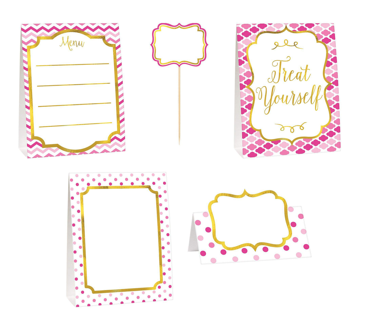 Pink Buffet Decorating Kit