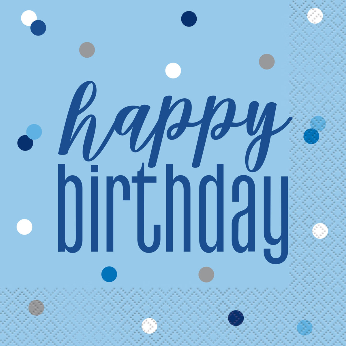 Unique Blue Prismatic 90th Birthday Round Foil Balloon, 18" 1 Pc, Age 90