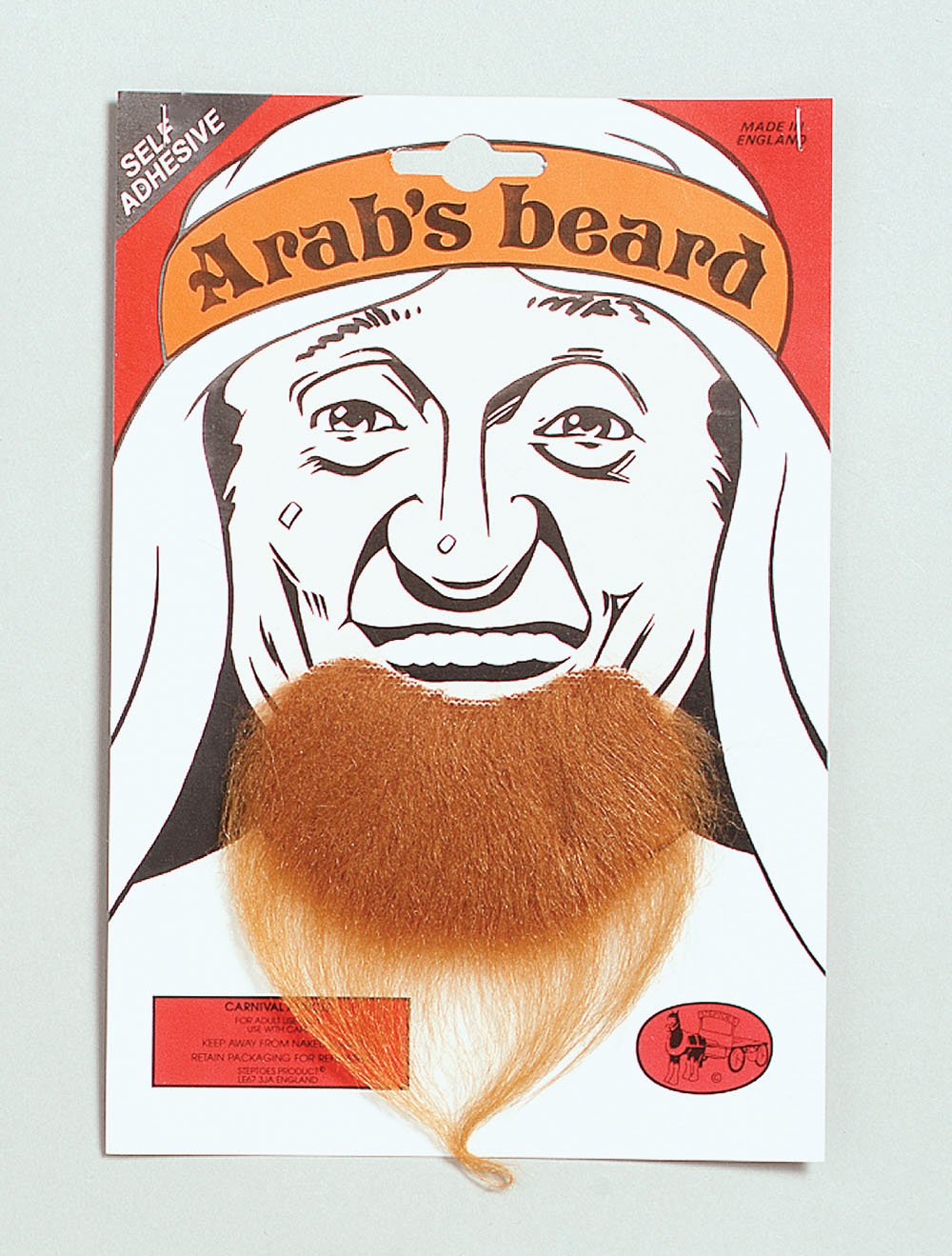 Brown Ginger Goatee Beard Arab Middle East Fancy Dress