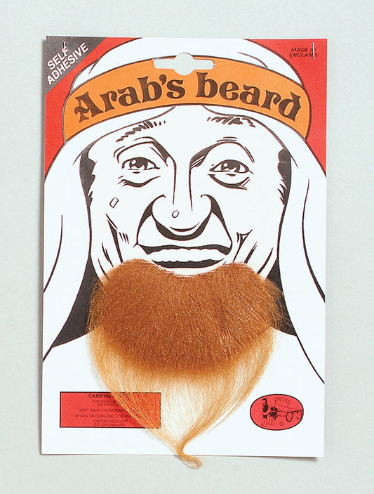 Brown Ginger Goatee Beard Arab Middle East Fancy Dress