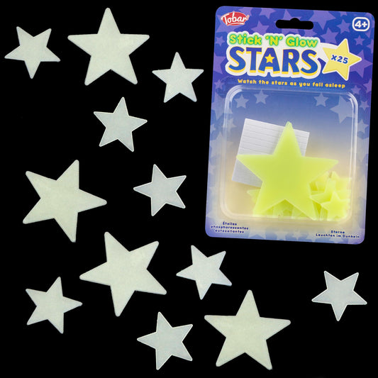 Tobar Stick N Glow Stars