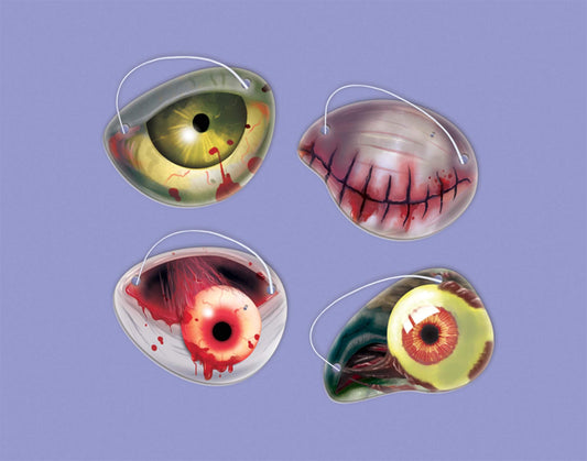 Amscan Zombie Paper Eye Patch Favours - 6.4cm x 5cm /12