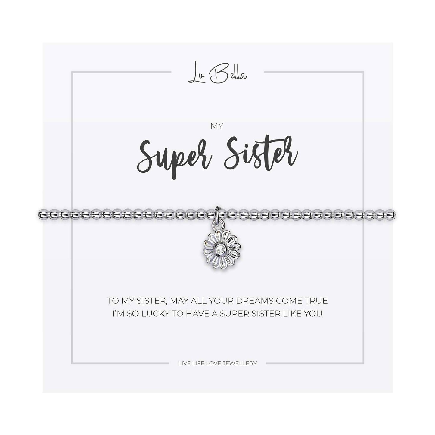 Lu Bella Super Sister Charm Friendship Bracelet