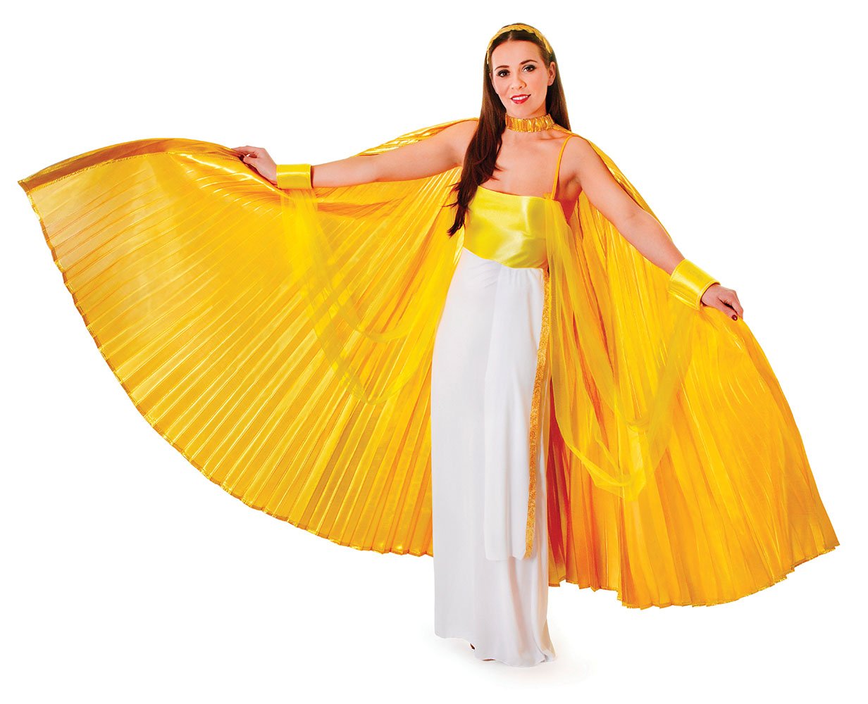 Bristol Novelty BA679 Theatrical Wings, Gold, One Size