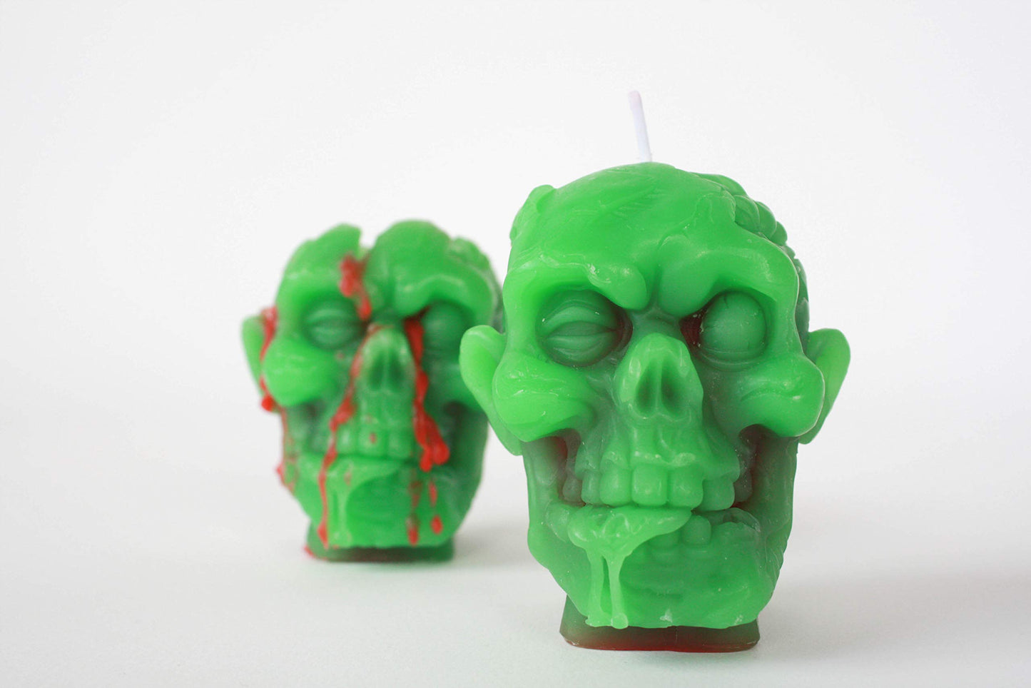 Zombie Head Candle