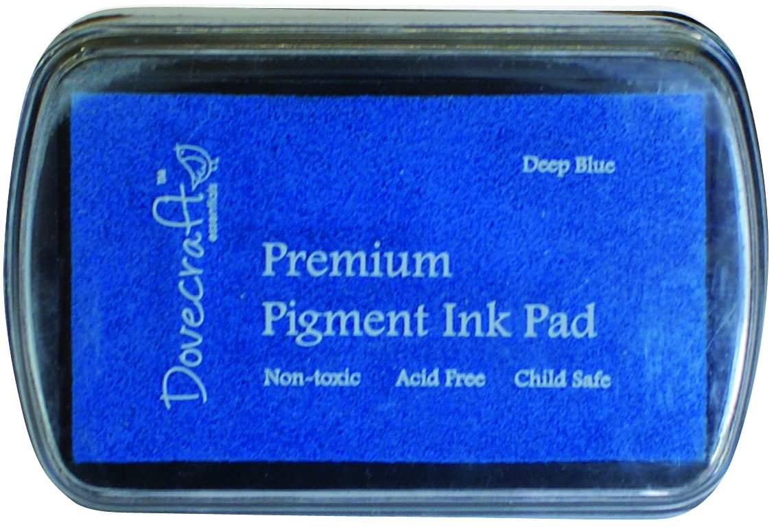 Dovecraft Pigment Ink Pad, Deep Blue, 8.5 x 2 x 6 cm