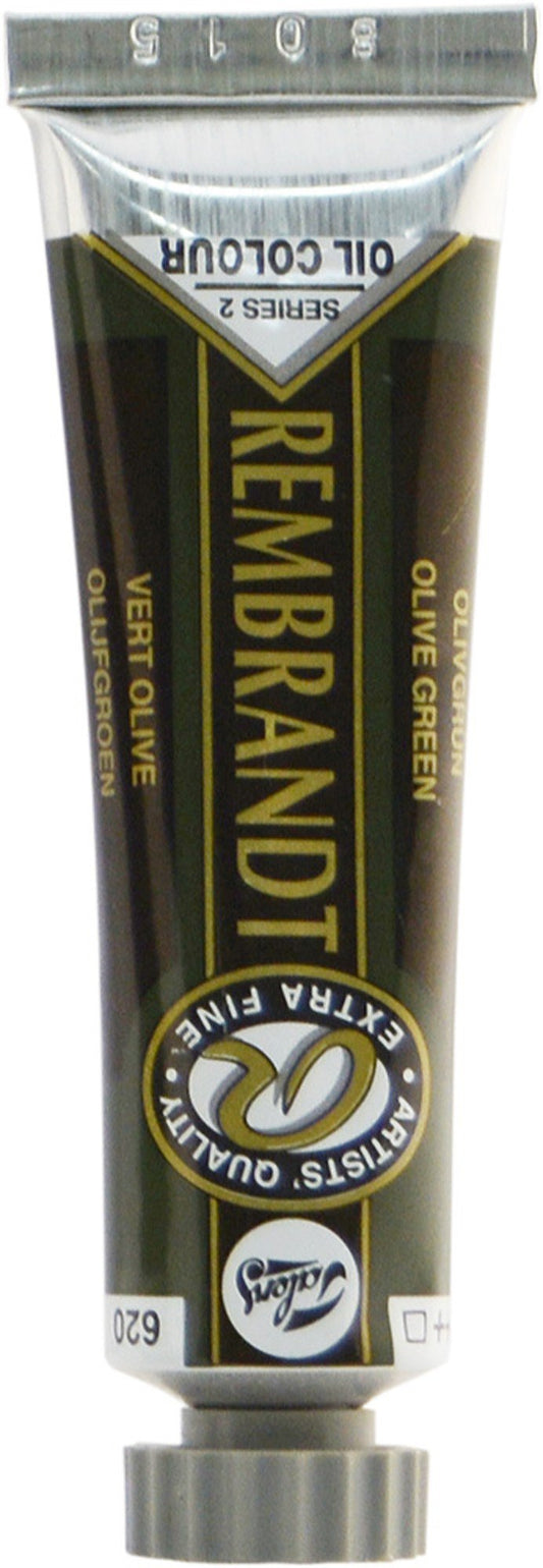 Rembrandt 15ml Artists Oil Colour - Olive green - Series 2