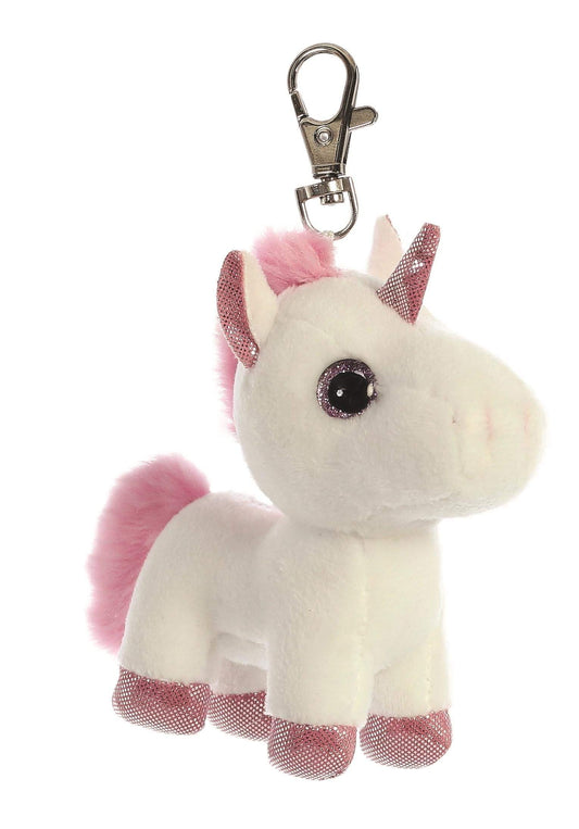 Aurora key ring Sparkle Tales unicorn white/pink 13 cm