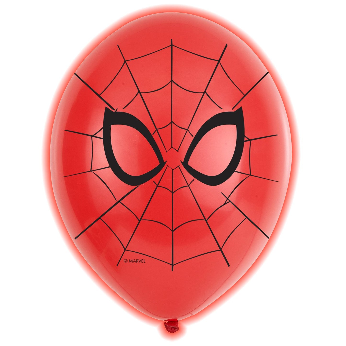 Amscan Spider-Man LED Assorted Colour Latex Balloons 11"/27cm