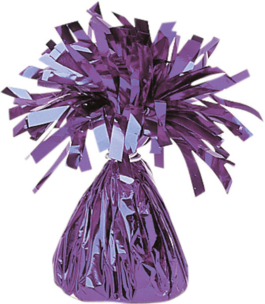 Amscan - Purple Fringed Foil Balloon Weight - 170g