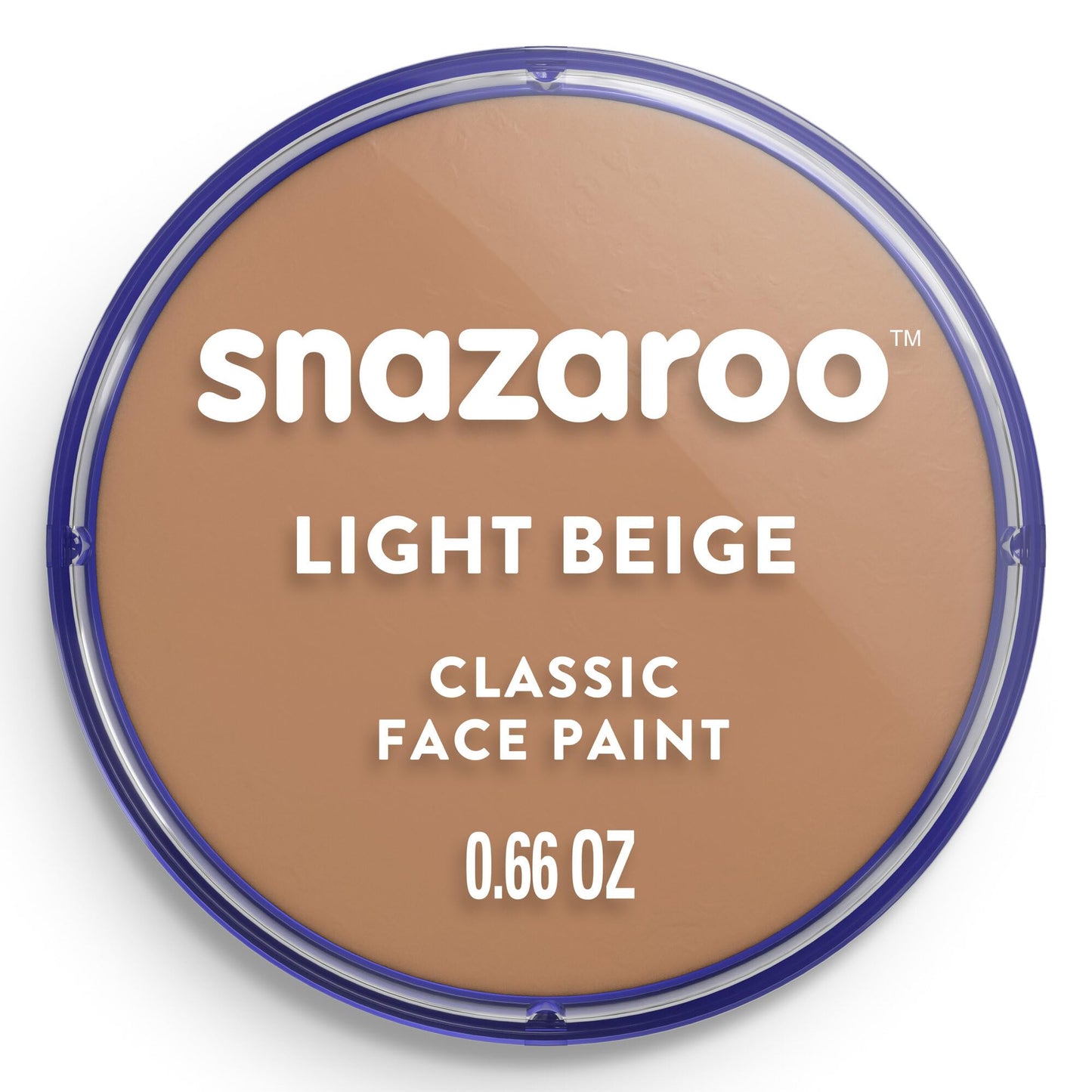 Amscan Snazaroo Classic Face and Body Paint for Kids and Adults, Light Beige Colour, Water Based, Easily Washable, Non-Toxic, Makeup, Body Painting for Parties, for Ages 3+