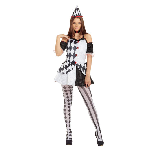 Adult Harlequin Female Costume Dress size