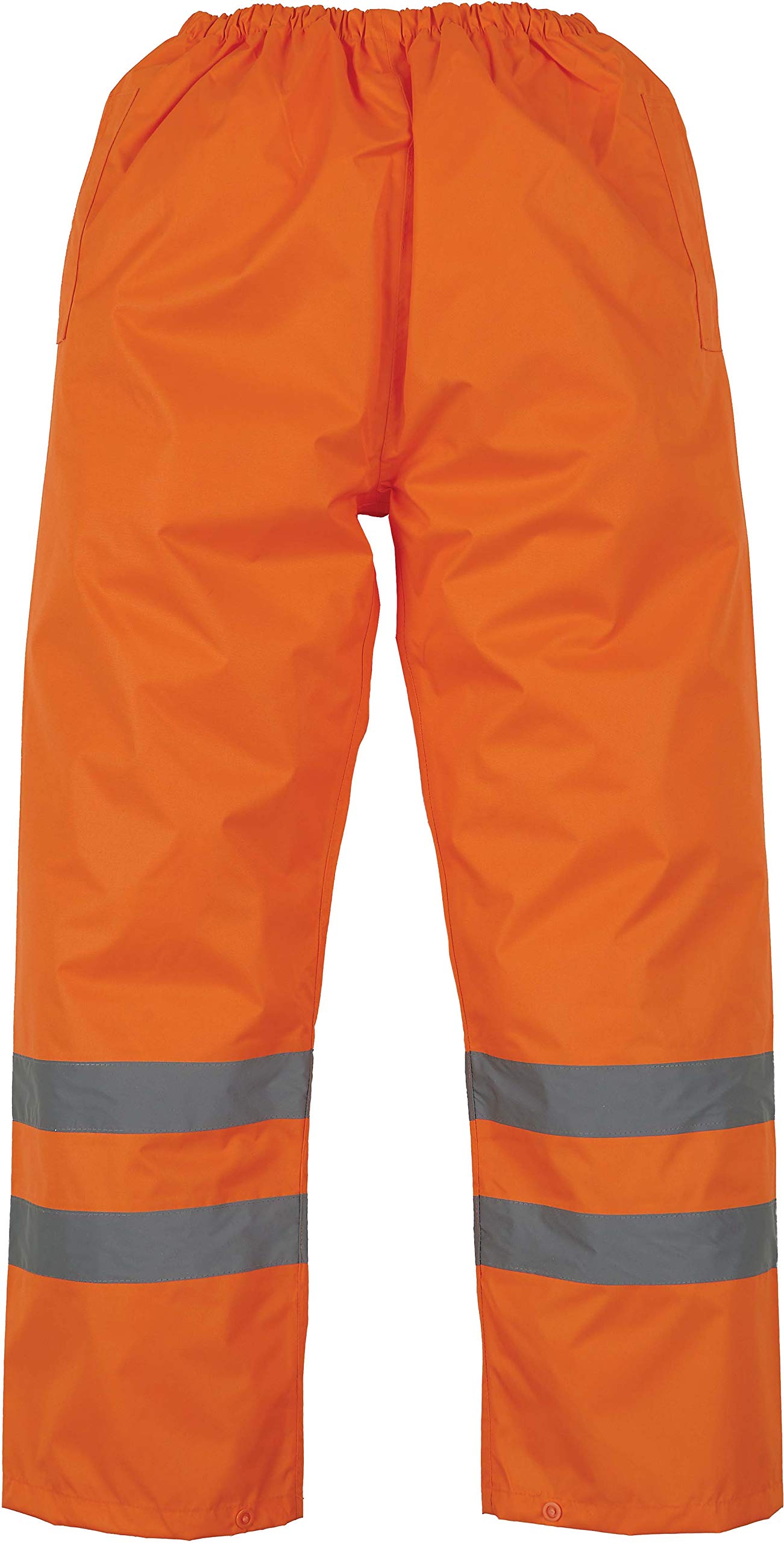 Yoko Men's Yk071/Hvp462 Hi Vis Waterproof Overtrousers - Orange, X-Large
